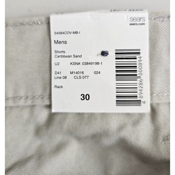 Covington ~Men's Size 30~ Caribbean Sand Expandable Waist Hiker Short Cotton NWT - Picture 10 of 11